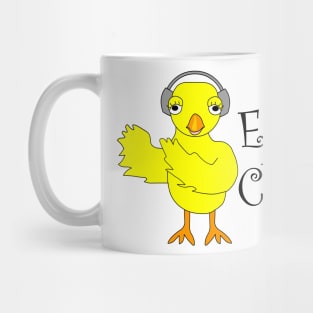 EDM Chick Text Electronic Dance Music Design Mug